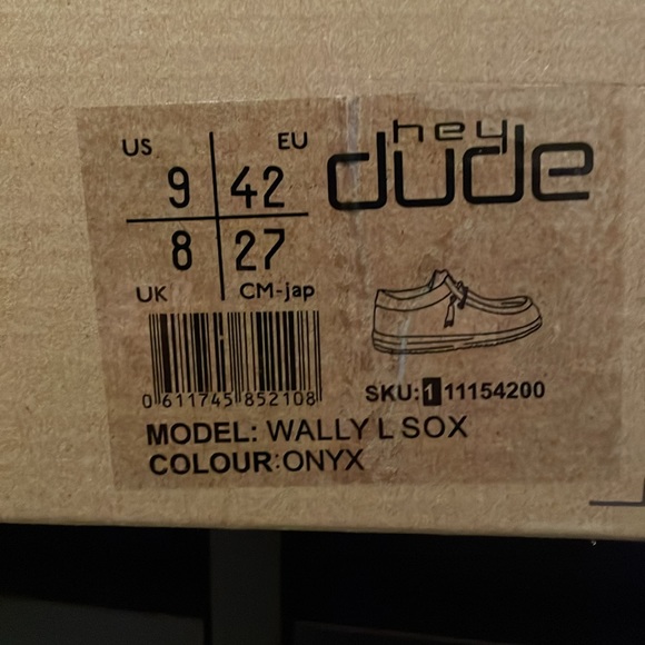 Hey Dude Wally L Sox mens size 9 - Picture 12 of 12